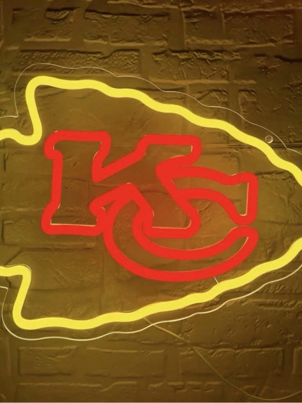 🏈KC CHIEFS NFL Neon/LED Sign-Great 4 Home/Bar/Mancave/Dorm. 16.1 X 10.6 - NEW